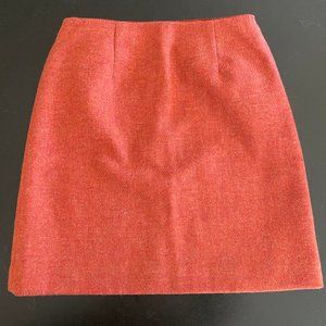 100% wool pencil skirt
